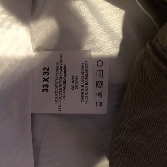 Tan Khaki/Dress Pants Mens 33x32 - Picture 2 of 2